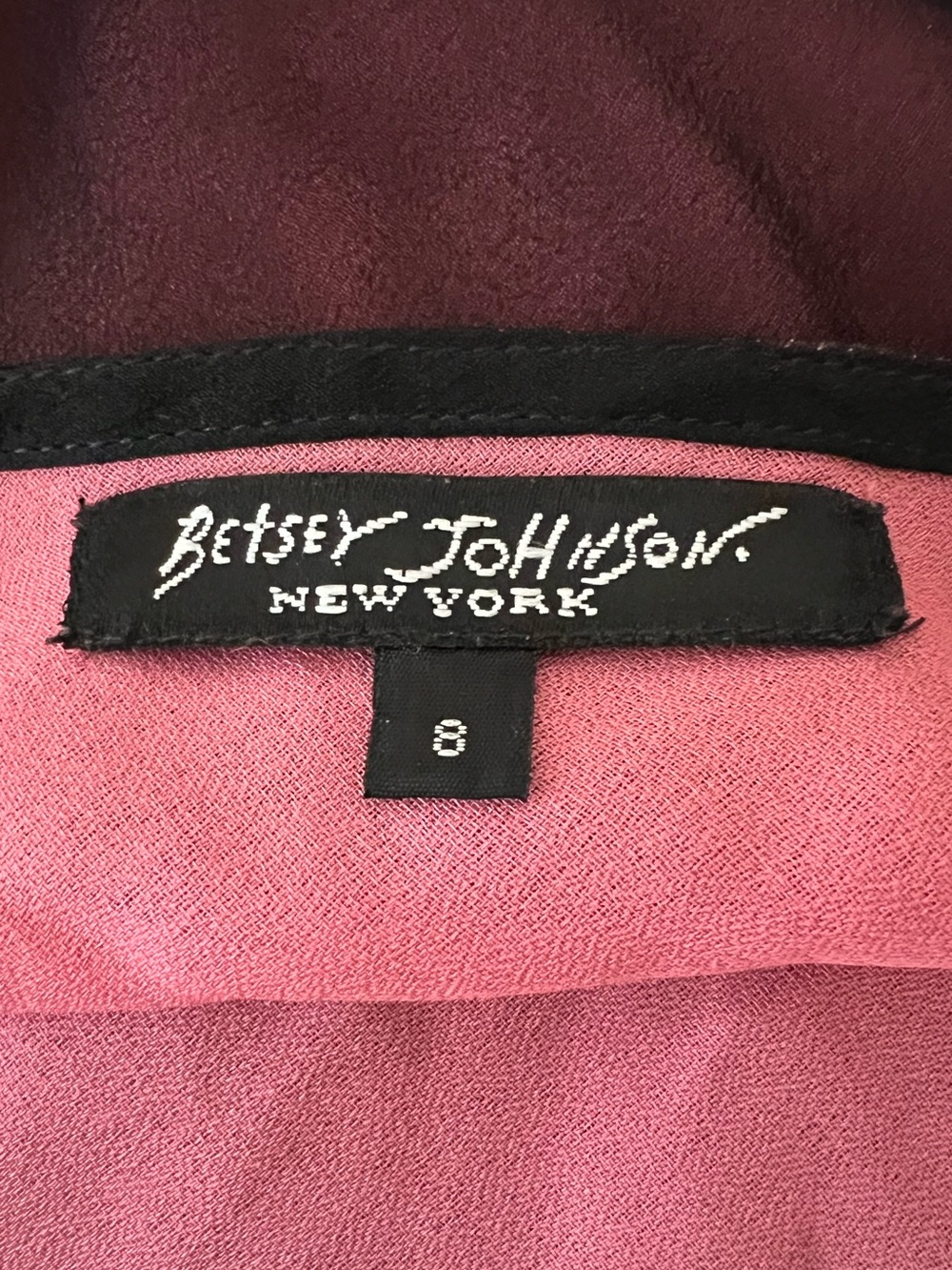 Vintage Betsey Johnson New York Silk Sheer Mesh Painted Beaded Floral Slip Dress - Picture 11 of 14
